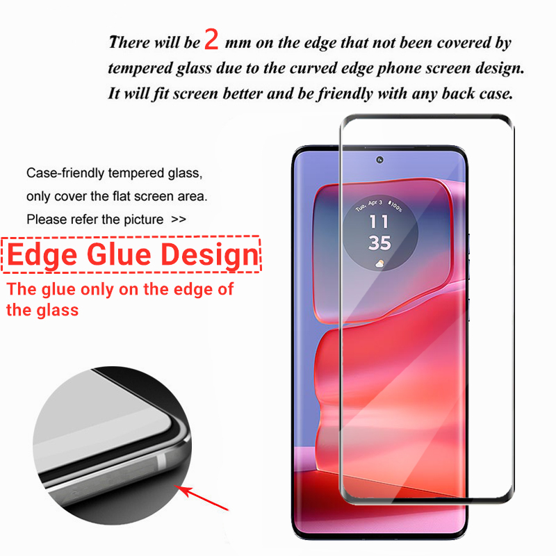 3D湾曲エッジ強化ガラスフィルム,モーターサイクルエッジ用, - Curved Edge Screen のレビューと価格